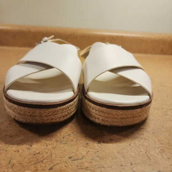 Michael Kors Meryl Criss Cross Espadrille Platform Women SZ 8M - Picture 4 of 14